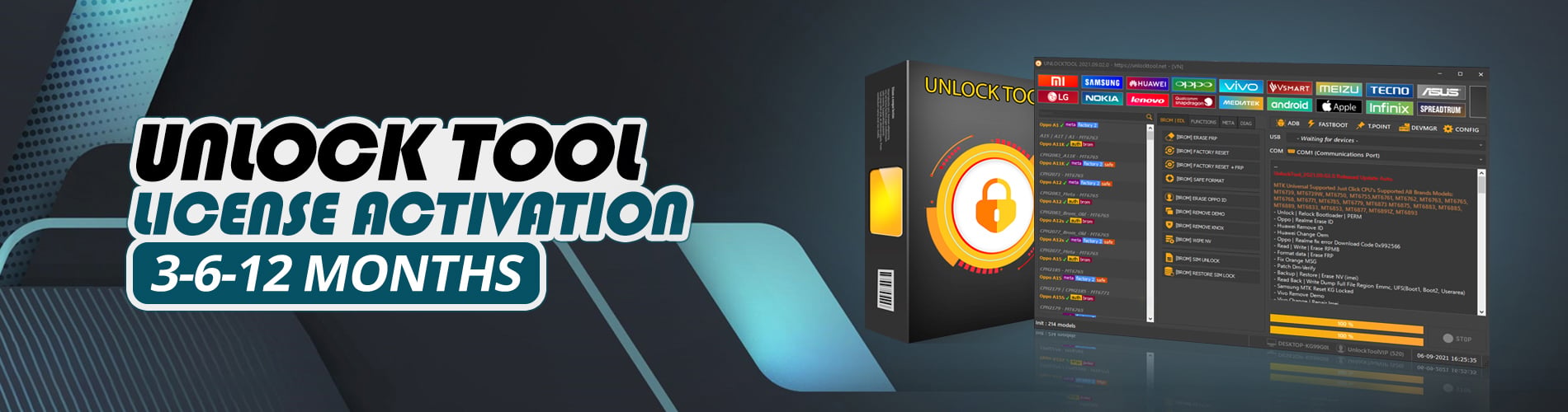 UnlockTool License Activation Banner